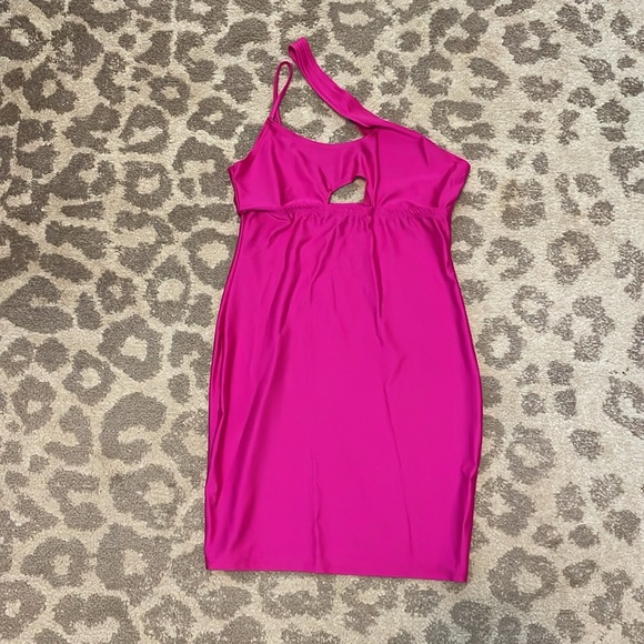 Fashion Nova One Hot Tamale Pink Cutout Mini Dress - Picture 2 of 5